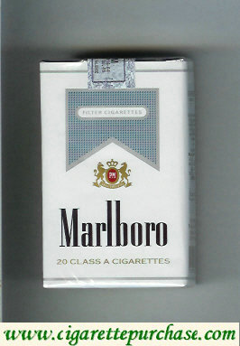 Marlboro white and grey cigarettes soft box